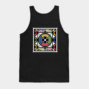 Ndebele Tribal Pattern Tank Top